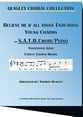 Believe me if all those Endearing Young Charms (SATB) SATB choral sheet music cover